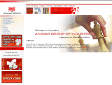 Tablet Screenshot of anwargroup.net